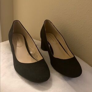Elegant Black Suede Women's Shoes
